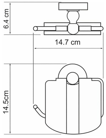 Держатель туалетной бумаги WasserKraft K-85025/K-69025/K-77025